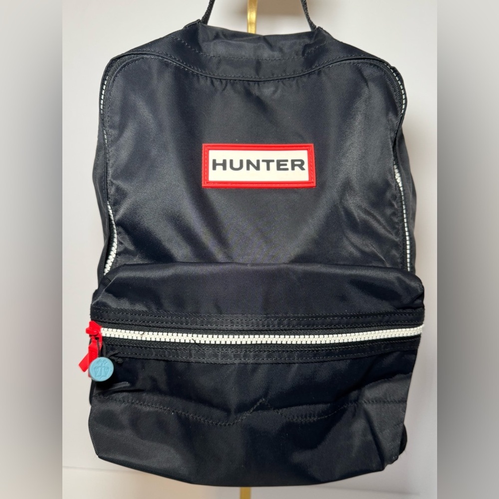 Hunter Kids Black Nylon Backpack